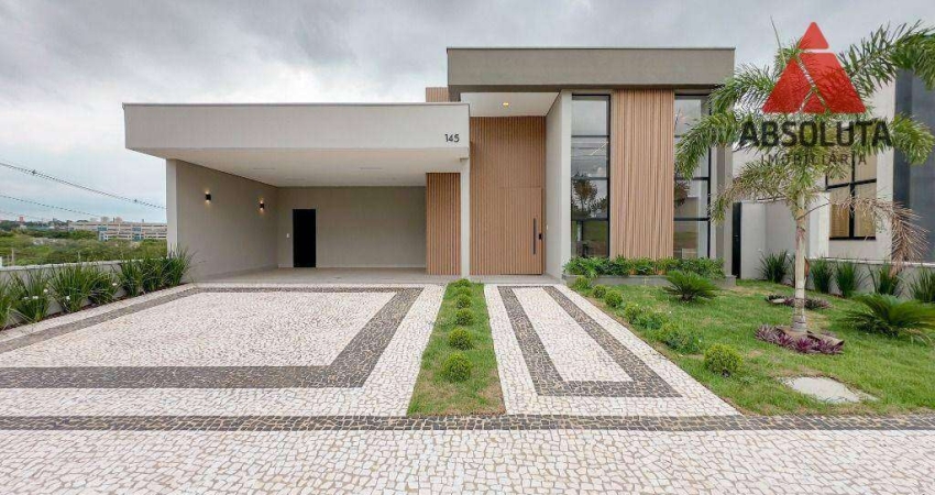Casa com 3 dormitórios, 250 m² - venda por R$ 2.400.000 ou aluguel por R$ 13.000/mês - Condomínio Phillipson Park - Americana/SP