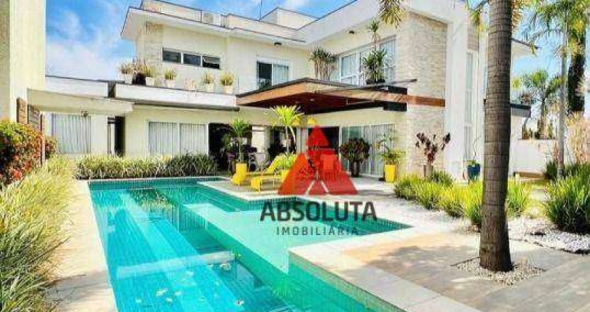 Belíssima casa em Paulínia no Condomínio Aurora, com AC 400m2