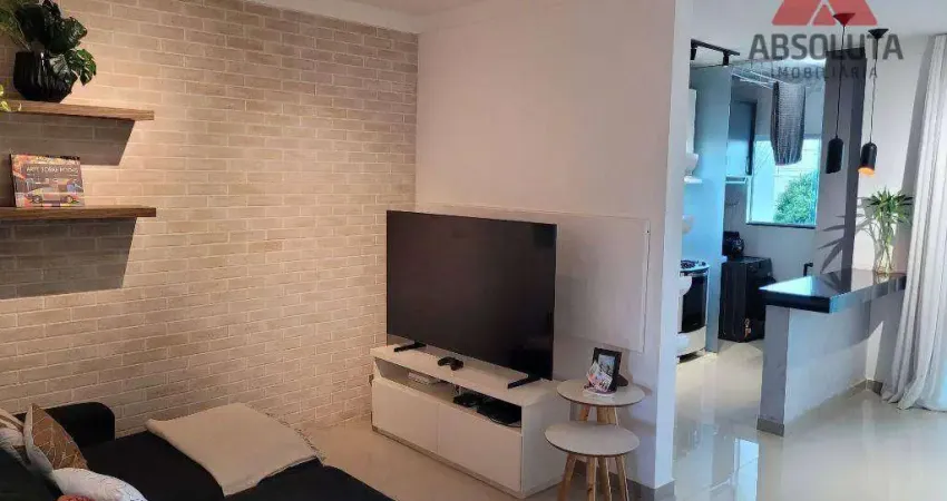 Apartamento com 2 dormitórios para alugar, 78 m² por R$ 2.200/mês - Parque Universitário - Americana/SP