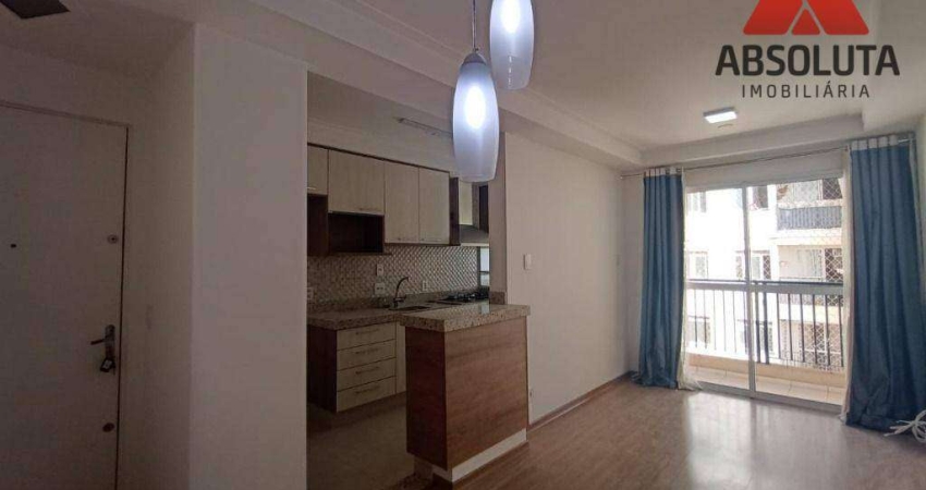Apartamento com 2 dormitórios para alugar, 55 m² por R$ 1.800/mês - Cariobinha - Americana/SP