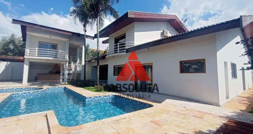 Casa com 4 dormitórios, 533 m² - venda por R$ 2.800.000 ou aluguel por R$ 11.200/mês - Vale das Paineiras - Americana/SP