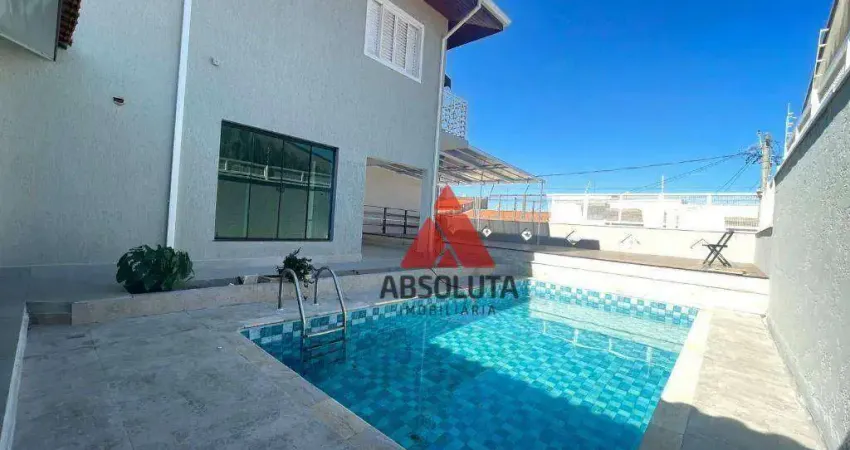 Casa com 4 dormitórios para alugar, 424 m² por r$ 6.200/mês - catharina zanaga - americana/sp