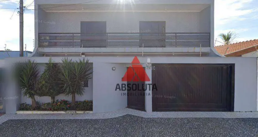 Casa com 4 dormitórios para alugar, 310 m² por r$ 5.600/mês - jardim são francisco - santa bárbara d'oeste/sp