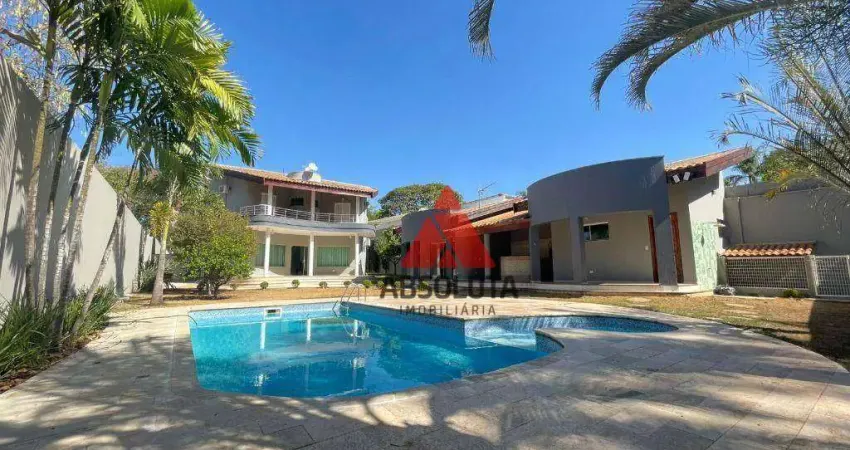Casa com 4 dormitórios para alugar, 451 m² por r$ 12.000/mês - riviera tamborlim - americana/sp