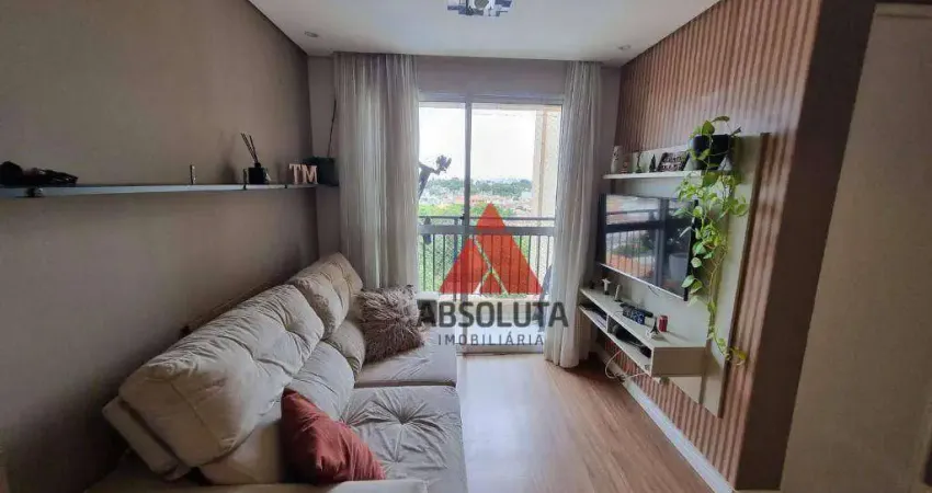 Apartamento com 2 dormitórios à venda, 55 m² por r$ 308.000,00 - são manoel - americana/sp