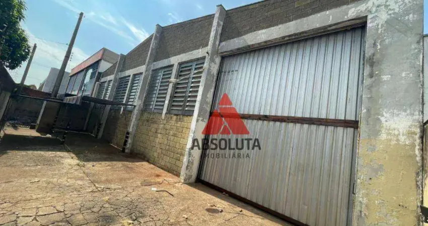 Galpão para alugar, 800 m² por r$ 12.000,00/mês - jardim pérola - santa bárbara d'oeste/sp