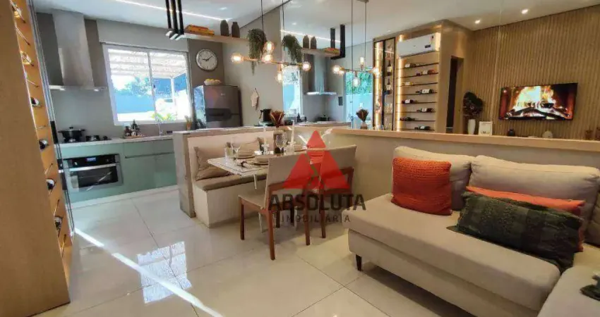 Casa com 2 dormitórios à venda, 60 m² por r$ 346.000,00 - saltinho - paulínia/sp