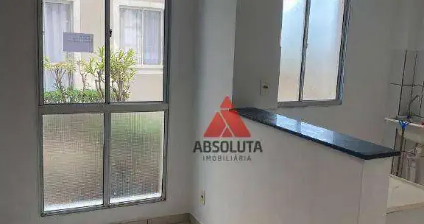 Apartamento com 2 dormitórios para alugar, 43 m² por r$ 1.100/mês - jardim bertoni - americana/sp
