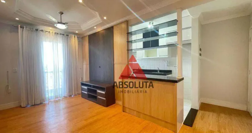 Apartamento com 3 dormitórios para alugar, 70 m² por r$ 2.100/mês - são vito - americana/sp