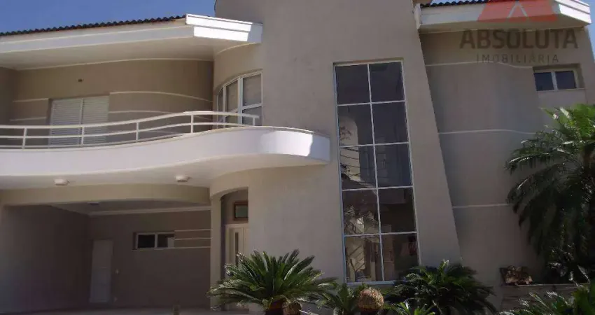 Casa com 3 dormitórios para alugar, 407 m² por r$ 8.000/mês - iate clube de americana - americana/sp