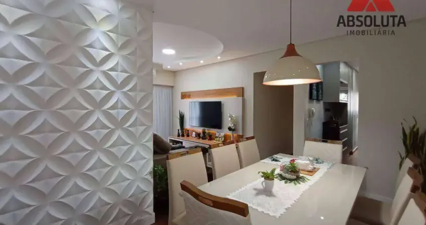 Apartamento com 3 dormitórios para alugar, 81 m² por r$ 4.013,00/mês - são josé - americana/sp