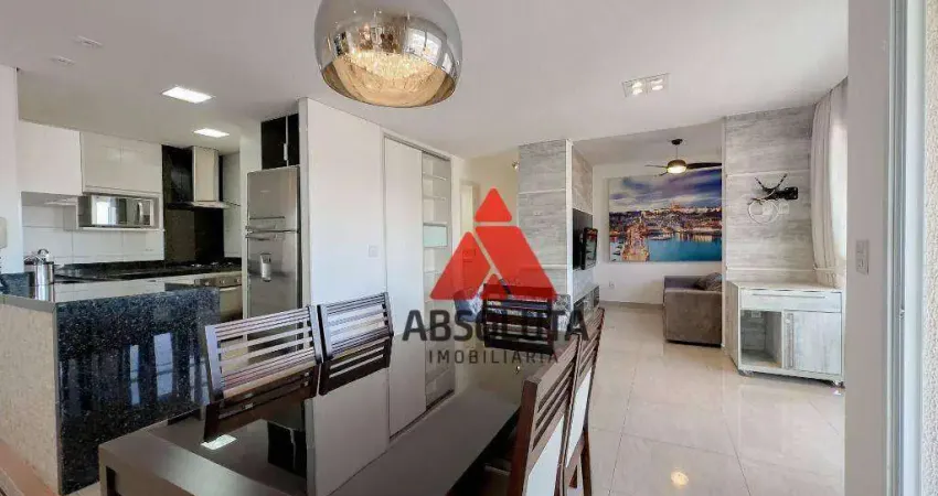 Apartamento com 2 dormitórios para alugar, 88 m² por R$ 4.276,00/mês - Jardim Glória - Americana/SP