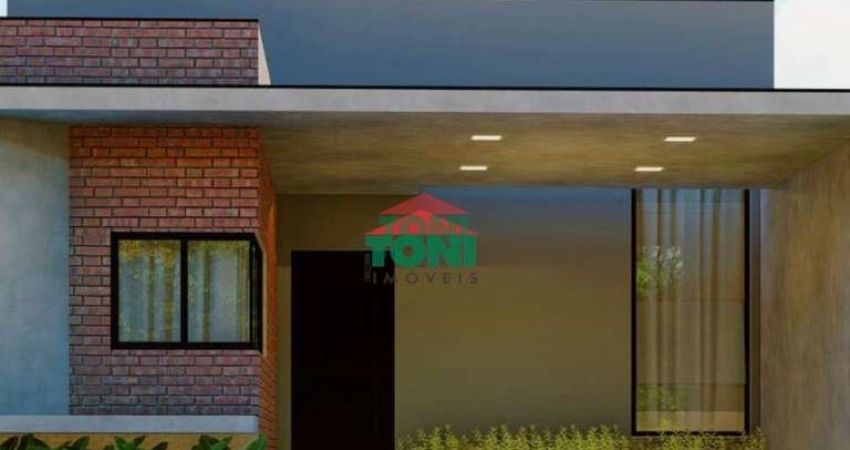 Imperdível: Casa em condomínio à venda em Indaiatuba-SP, bairro Park Gran Reserve, 3 quartos, 1 suíte, 2 salas, 2 vagas, 142m².