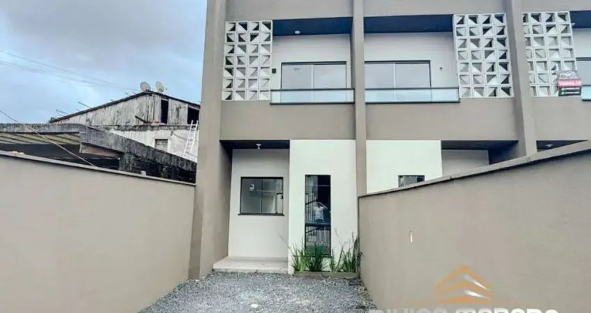 Geminado para venda em joinville, iririú, 2 dormitórios, 2 suítes, 3 banheiros, 1 vaga