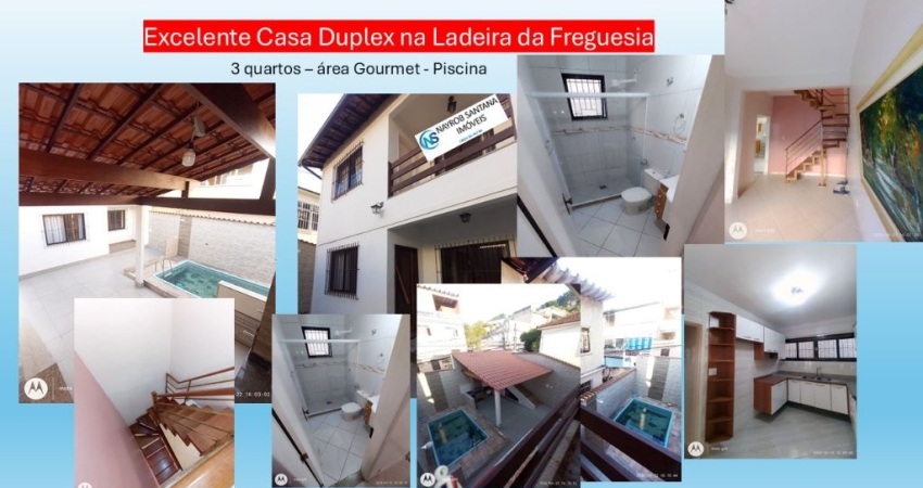 EXCELENTE CASA DUPLEX NO BAIRRO DA FREGUESIA