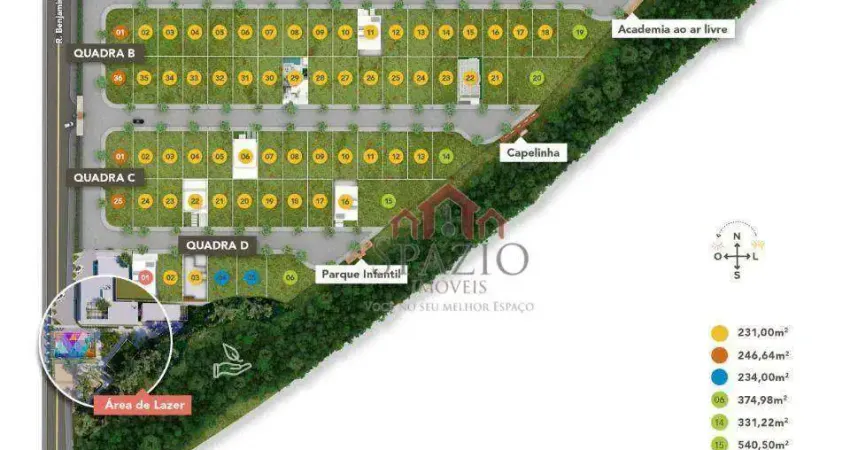 Terreno à venda, 230 m² por R$ 590.000 - Rio do Meio - Itajaí/SC