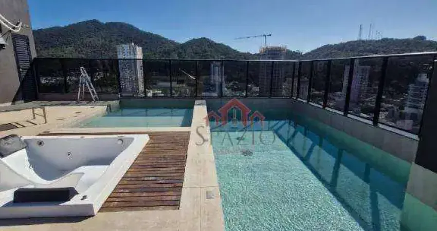 Apartamento com 2 dormitórios para alugar, 60 m² por r$ 5.560/mês - fazenda - itajaí/sc