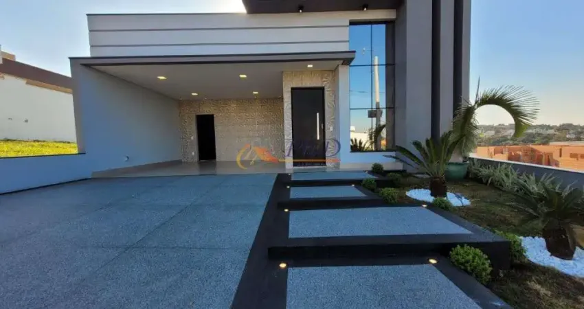Casa em condomínio fechado com 3 quartos à venda na Rua Haroldo Lesler Krahembuhl, Loteamento Park Gran Reserve, Indaiatuba