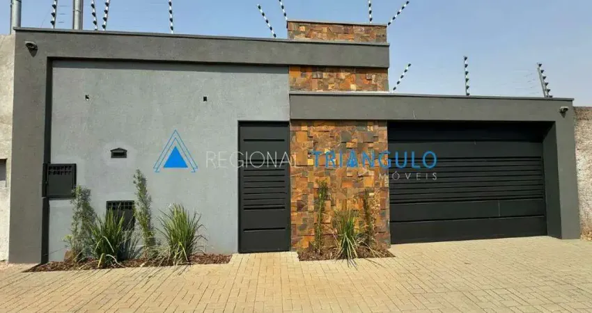 Casa à venda, 3 quartos, 1 suíte, 2 vagas, Parque das Laranjeiras II - Uberaba/MG