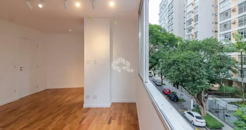 Apartamento reformado na rua pernambuco no edificio palladium em higienópolis