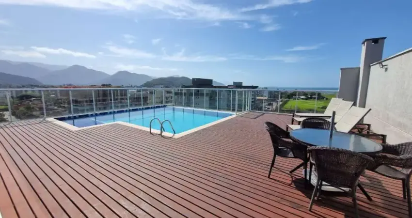 Lindo apto 3 domrs centro de Ubatuba com piscina no rooftop