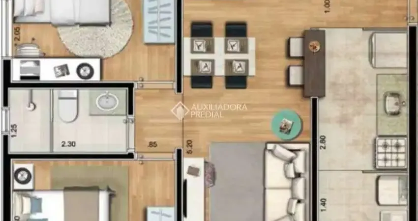 Apartamento com 2 quartos à venda na Rua Alemanha, 21, Parque das Nações, Paraguaçu Paulista