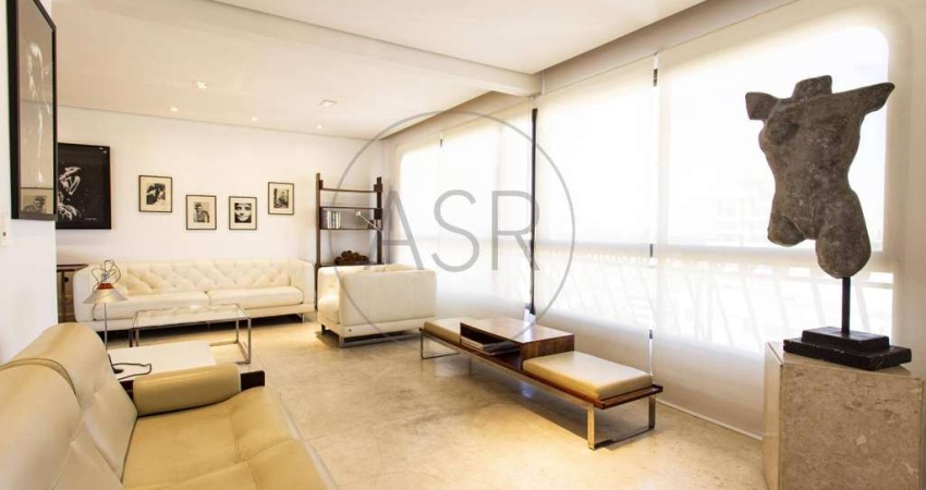 Apartamento mobiliado de 122m² com 2 Quartos Suítes, para alugar no Jardim Paulista.