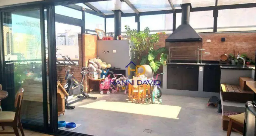 Belíssima cobertura de 190 m² com 4 dormitórios e 3 vagas em área nobre da Vila Mariana! Prédio moderno com lazer total !!!!! Confira !!!