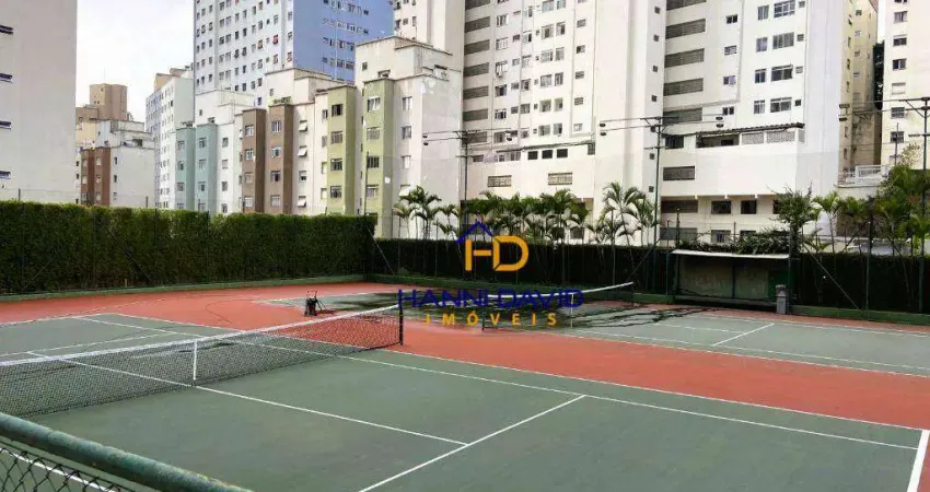 Apartamento no paraíso 3 dormitórios 1 suíte 1 varanda 2 vagas  condomínio estilo Club duas Quadra de Tênis  300 M para metrô  Paraíso - /SP