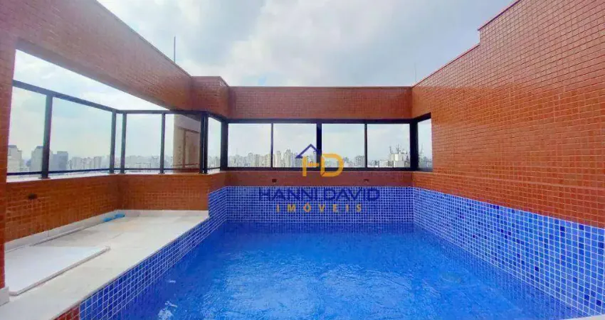 Cobertura com piscina, churrasqueira, próxima ao colégio arquidiocesano - vila mariana