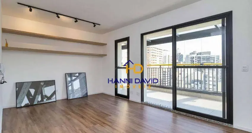 Apartamento 70m², um dormitório, uma vaga. bairro santa cecilia