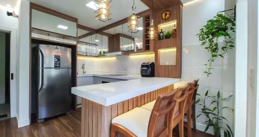 Apartamento Studio com Vista para o Mar Mobiliado e apenas 40m da Praia, Centro, Navegantes/SC