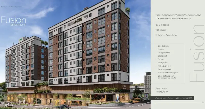 Venha morar no fusion residence – agronômica | florianópolis