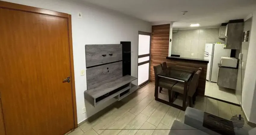 Apartamento com quintal, semi mobiliado para locação.