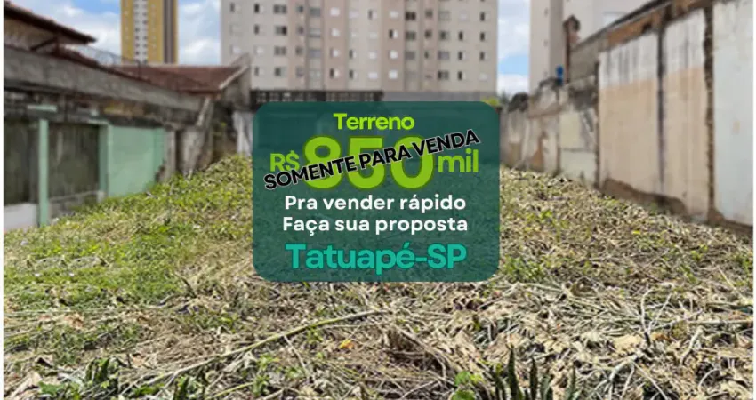 Lote/Terreno 240 metros ACEITA PROPOSTAS, excelente localização, ao lado da Unicid