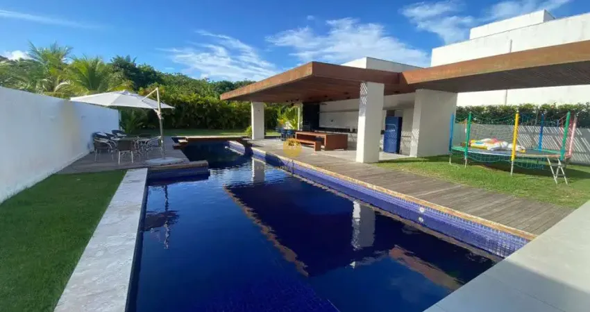 Casa em condomínio fechado com 5 quartos à venda na Rodovia Ba-099, Arembepe (Abrantes), Camaçari