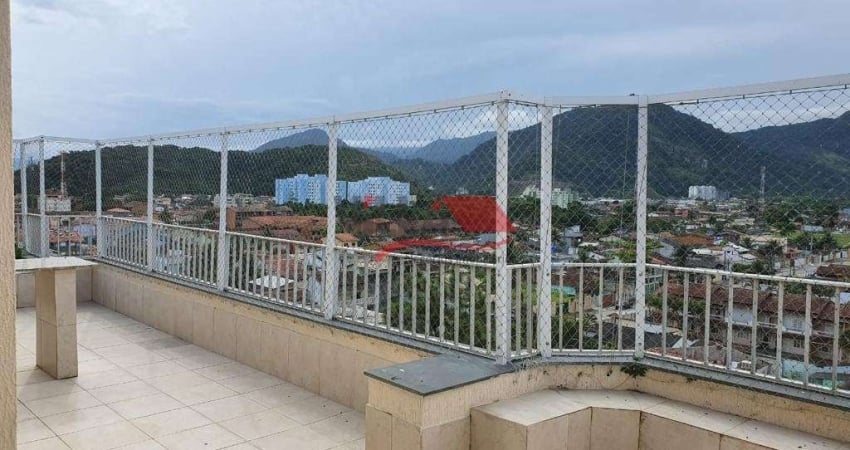 Cobertura com 3 quartos para alugar no Martim de Sá, Caraguatatuba 