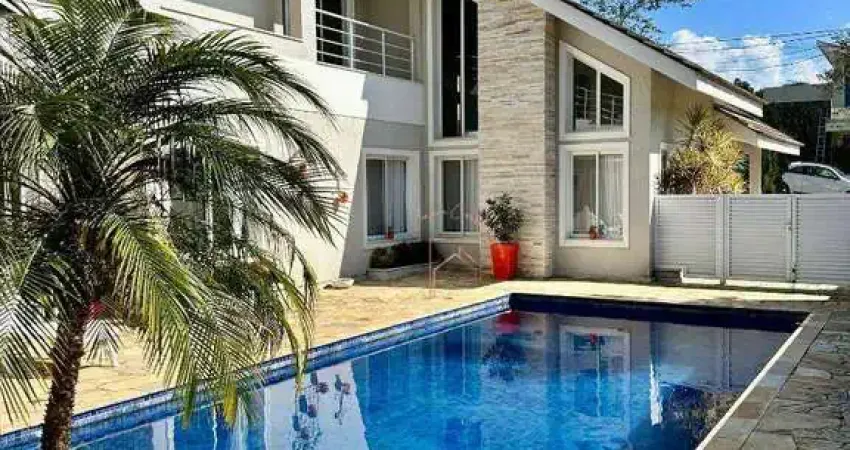 Casa com 5 dormitórios, 514 m² - venda por R$ 2.800.000,00 ou aluguel por R$ 18.000,00/mês - Condomínio Reserva Ibirapitanga - Santa Isabel/SP