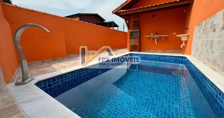 Casa nova em Itanhaém com 02 dormitórios