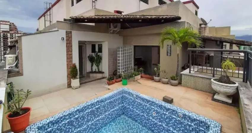 Cobertura com 3 dormitórios à venda, 201 m² por r$ 2.000.000,00 - barra da tijuca - rio de janeiro/rj