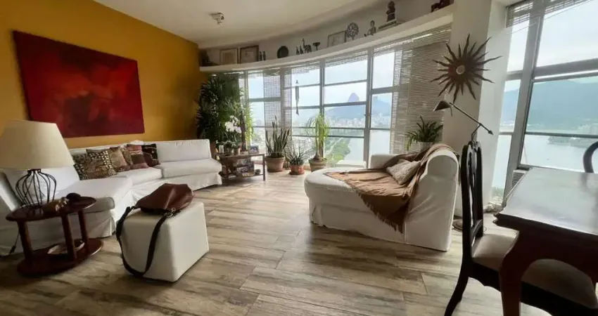 Apartamento com 1 dormitório à venda, 93 m² por r$ 1.700.000,00 - lagoa - rio de janeiro/rj