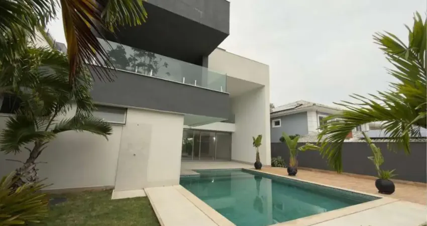 Casa com 4 dormitórios à venda, 600 m² por r$ 9.000.000 - barra da tijuca - rio de janeiro/rj