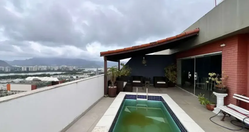 Cobertura com 3 dormitórios, 307 m² - venda por r$ 3.500.000,00 ou aluguel por r$ 19.413,25/mês - barra da tijuca - rio de janeiro/rj