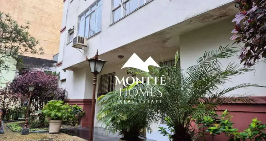 Baixou o preço! apartamento amplo com 3 quartos + dependência, à venda, 108 m² por r$ 899.000 - laranjeiras - rio de janeiro/rj - com acessibilidade