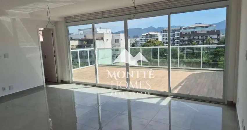 Cobertura com 4 suítes para alugar, 278 m² por r$ 8.900/mês - recreio dos bandeirantes - rio de janeiro/rj