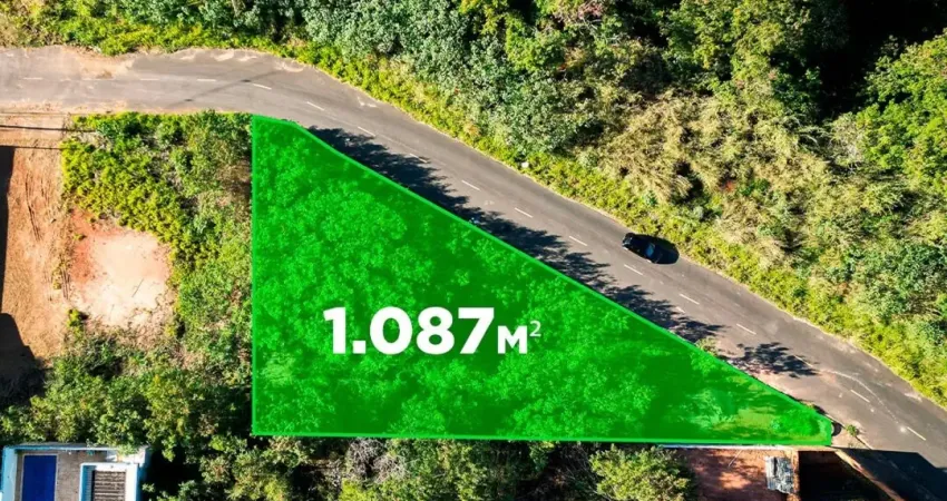 Terreno 1.087m² (passível de desdobro) no conjunto habitacional jardim bela vista - monte alto