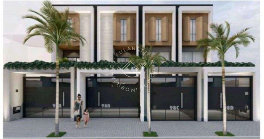 More com Estilo! Sobrados Novos na Cidade Patriarca com 2 Vagas e 03 suites e Churrasqueira - 146,15m2
