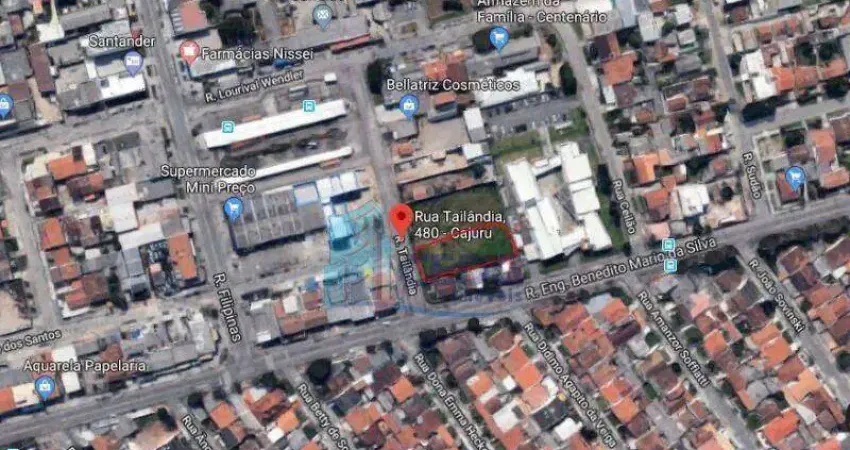 Terreno à venda na Tailândia, 480, Cajuru, Curitiba