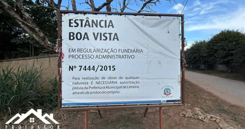 Terreno de Chácara na Estância Boa Vista Bairro dos Loiolas em Limeira-SP