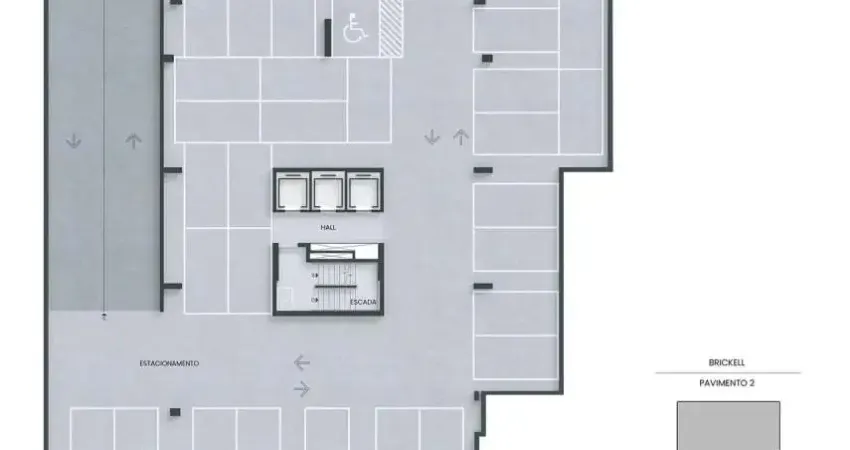 Apartamento à venda no Brickell com 1 quarto e 101m²